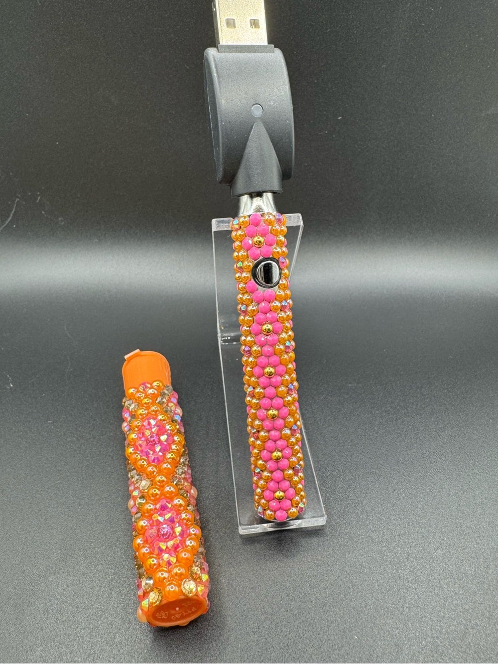 Rhinestone 510 Threaded Battery